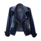 Slim Fit Stretch Suit Collar Denim Coat For Women Blue Denim Jacket for women - EX-STOCK Canada