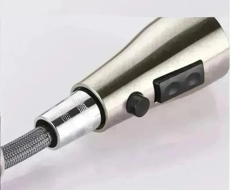Stainless Steel Brushed Kitchen Sink Faucet with Sprayer - EX-STOCK CANADA