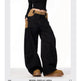 Retro Minority Design Inside-out Wear Stitching Baggy Jeans Pant For Women - EX-STOCK Canada