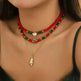 Christmas Beaded Necklace for women - EX-STOCK CANADA
