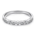 Fashion Ring Set Ladies 925 Sterling Silver Combination Wedding Ring women - EX-STOCK CANADA