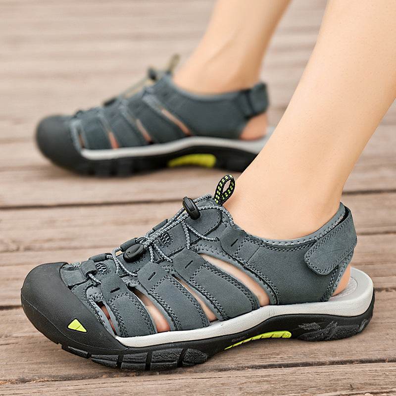 Top Layer Leather Plus Size Men's Beach Sandals  EX-STOCK CANADA