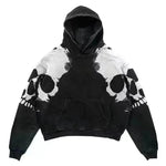 Men Skull Gothic Vintage Hoodie Sweatshirt Pullover top - EX-STOCK CANADA