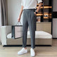 Work Office Business Formal Men's Trouser Draping Cropped Small Suit Pants Men - EX-STOCK Canada