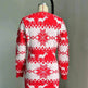 Mini Jumper dress Winter Christmas Sweater Dress Deer Jacquard dress - EX-STOCK Canada