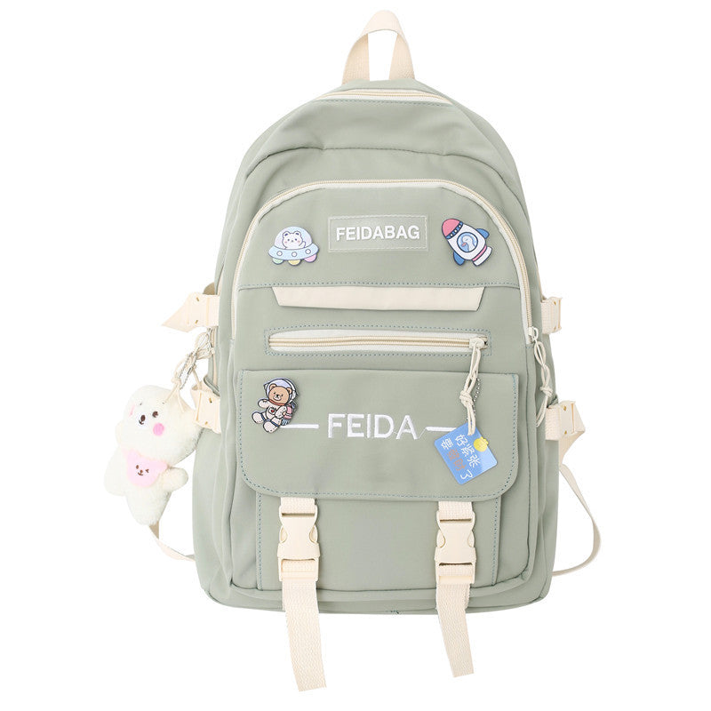 Elegant Mori Leisure Backpack Large Capacity Early High School Student Schoolbag EX-STOCK