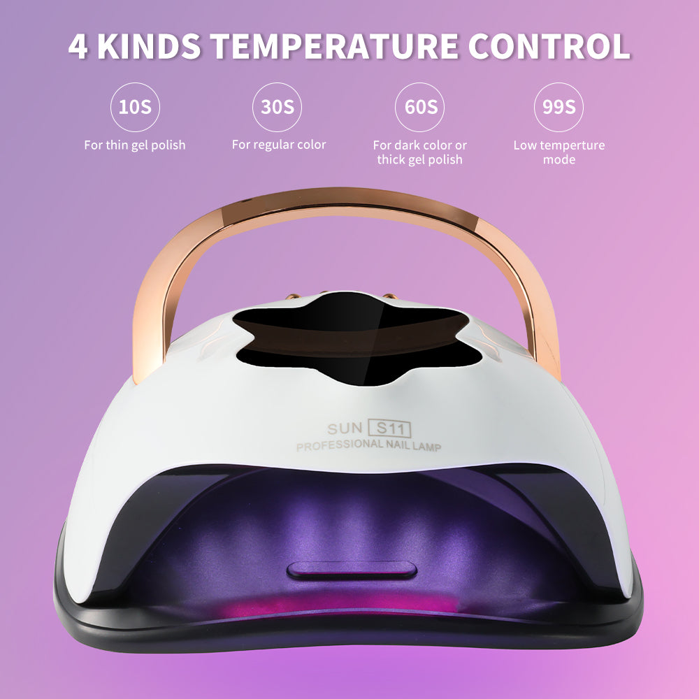 UV LED Nail Lamp, Professional UV Nail Dryer Light For Gel Nails With 57 Beads, Fast Curing Gel Polish Lamp Auto Sensor 4 Timer Setting, Nail Art Drying Tools For Fingernail And Toenail EX-STOCK Canada 
