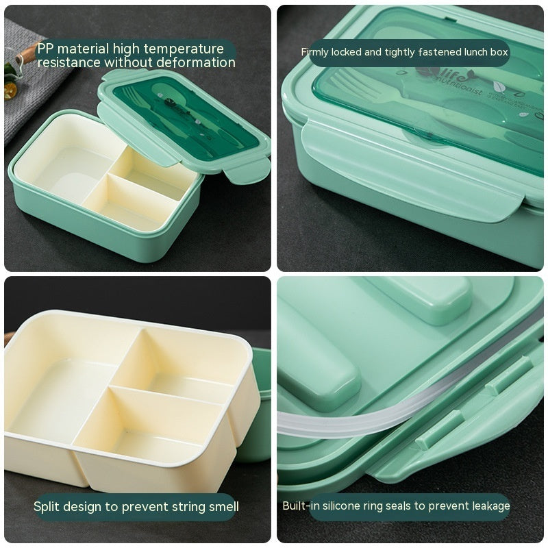 Microwave Oven Heating Lunch Box Rectangular Fruit Container EX-STOCK