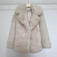 Classy Fashionable Winter Plain Huge Faux Fur Coat for Ladies - EX-STOCK Canada