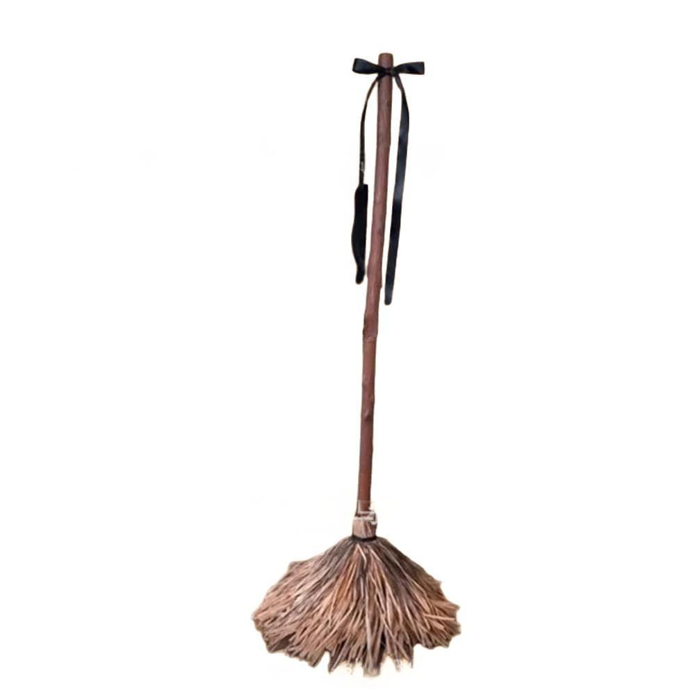Sound-activated animated Halloween moving broom 1 metre prop – product view 6