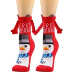 Christmas Stockings Autumn Winter Cotton Magnet Lodestone Hand Tube Socks - EX-STOCK CANADA