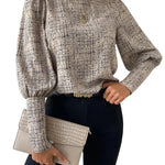 Fashionable Elegant Retro blouse top For Women - EX-STOCK CANADA