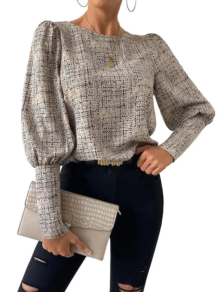 Fashionable Elegant Retro blouse top For Women - EX-STOCK CANADA