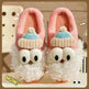 Cartoon Bearded Santa Claus Slippers Home Warm Non-slip Plush   Cotton Shoes Christmas Couple Floor Bedroom Slipper Women Men - EX-STOCK CANADA