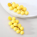 Candy Ball Earrings - Beaded Beach Stud - EX-STOCK Canada