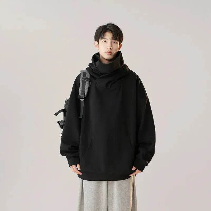 Autumn Winter Oversized Turtleneck Hoodie Pullover for mens - EX-STOCK Canada