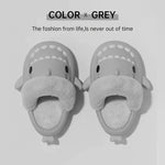 Winter Shark Slippers Detachable Warm Fuzzy Slippers Bedroom House Shoes Women - EX-STOCK Canada