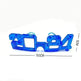 LED Glowing New Year Glasses 2024 Glitter Glasses For Party Evening Decoration - EX-STOCK CANADA