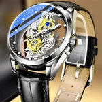 Men Watch Skeleton Automatic Quartz Watch Gold Skeleton Vintage Man Watch Mens Watches Top Brand Luxury - EX-STOCK Canada