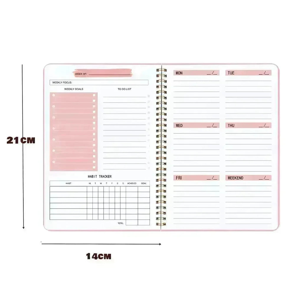 A5 Agenda Planner Notebook Diary - EX-STOCK CANADA