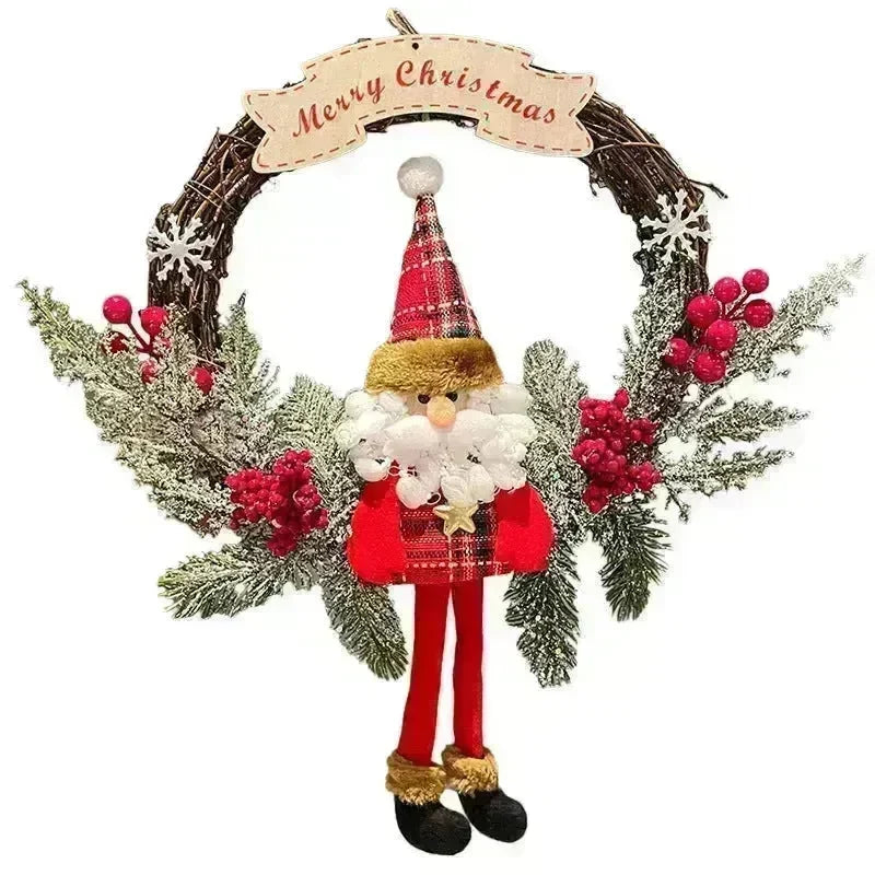 Old Man Snowman Elk Vine Ring Christmas - EX-STOCK CANADA