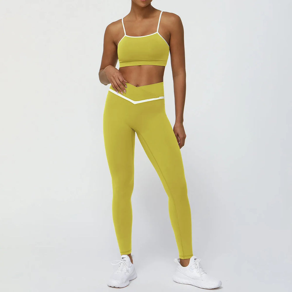 Workout Clothes for Women Running Yoga Outfit Set 2pcs - EX-STOCK CANADA