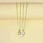Heartbeat Magnetic Heart Necklace Love Couple Jewelry - EX-STOCK CANADA