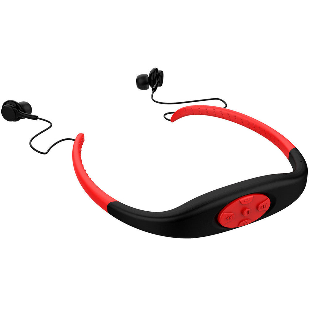 2in1 Bluetooth Wireless Earphone &MP3 Music Player 8G Headphone IPX8 Waterproof Swim Sport Neckband Stereo Headset with Mic EX-STOCK Canada 