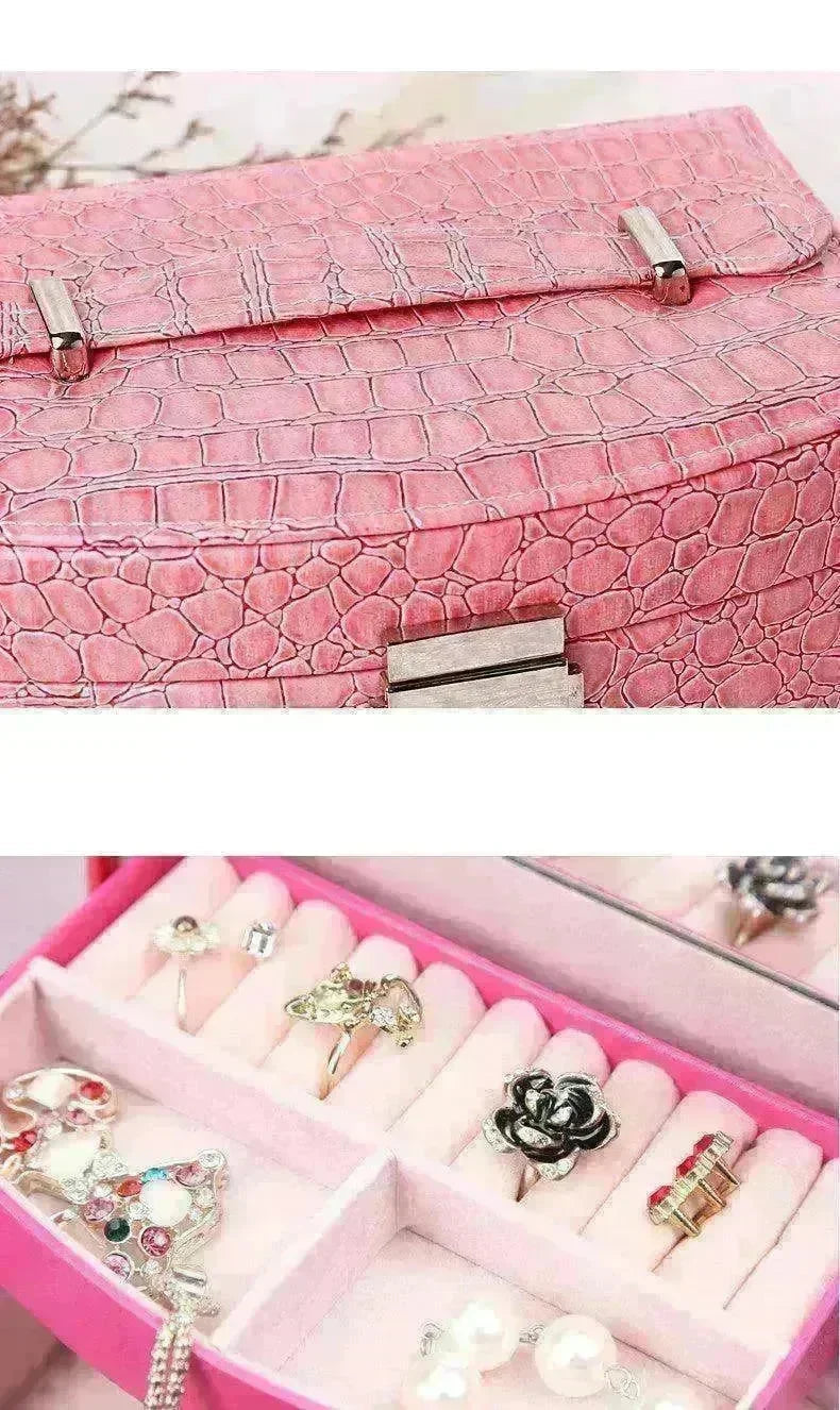 3 Layers Leather Jewelry Boxes - EX-STOCK CANADA