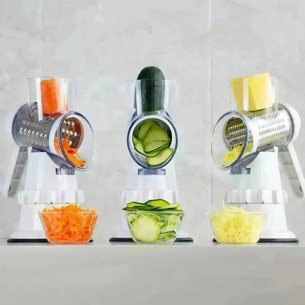 3 In 1 Vegetable Slicer Manual Kitchen Accessories Grater For Vegetable Cutter Round Chopper Mandolin Shredder Potato Home Kitchen Supplies Kitchen Gadgets - EX-STOCK CANADA