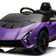 2026 Lamborghini Auténtica Kids Ride On Car with Remote Control 