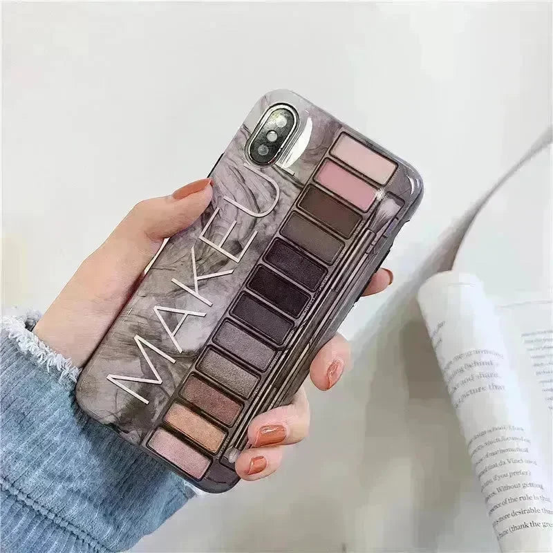 Eyeshadow Makeup-themed Silicone  iPhone Case women - EX-STOCK CANADA
