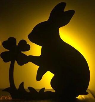 LED Animal Silhouette Night Light – Sound Sensor Wall Lamp for Kids Bedroom | 18 Designs