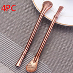 304 Stainless Steel Residue Filter Straws Spoon EX-STOCK Canada 