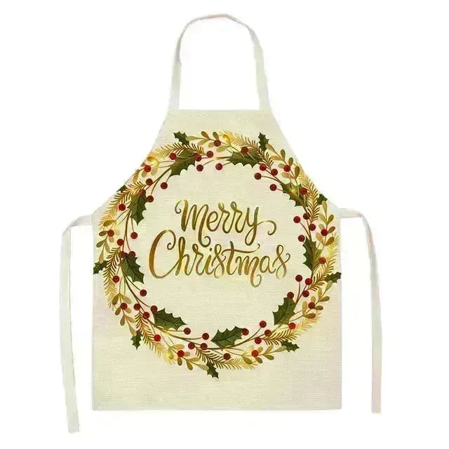 Personalized Christmas Aprons gifts idea for chefs bakers - EX-STOCK CANADA