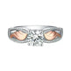 Fashion Electroplated Angel Wings Gold Crystal Women Ring - EX-STOCK CANADA