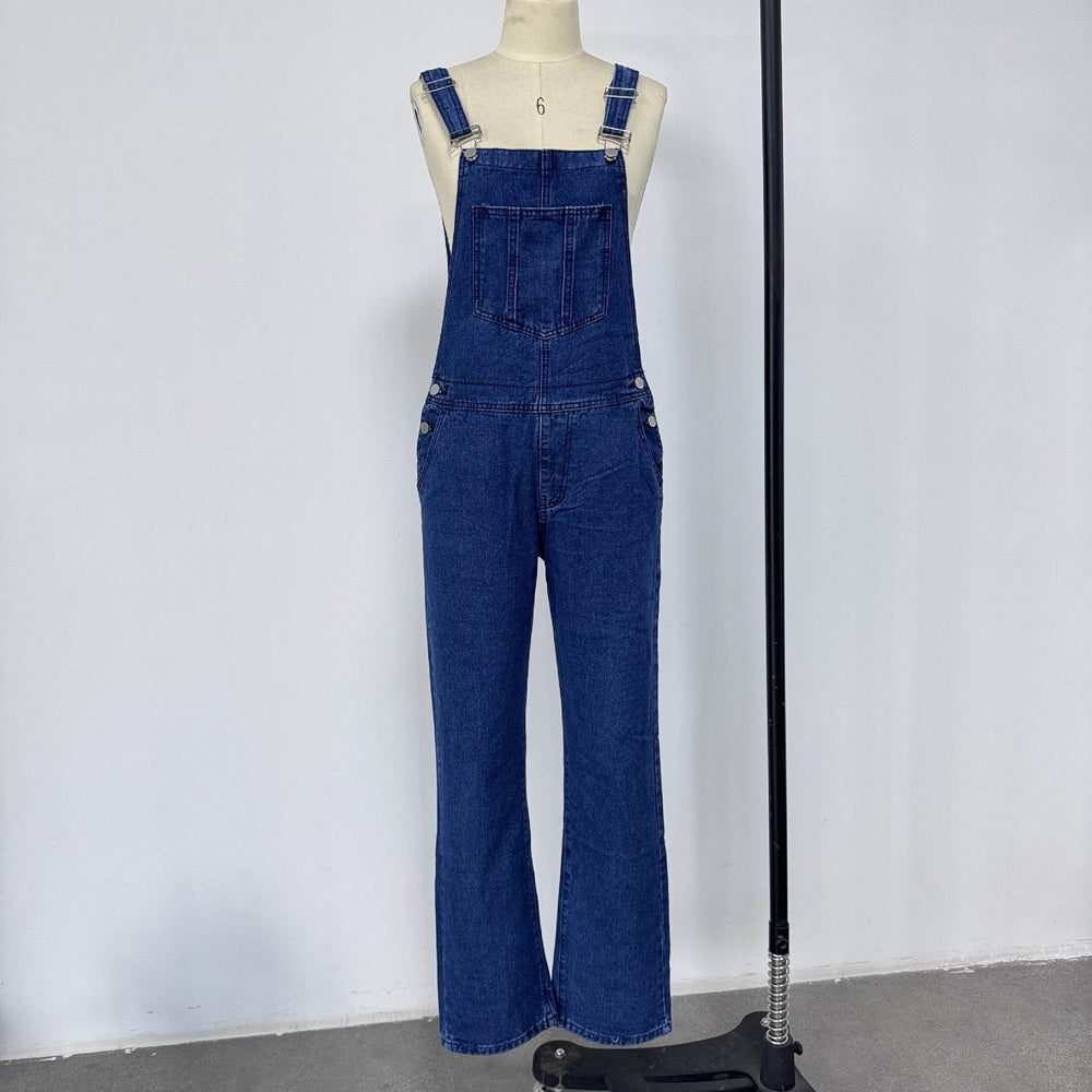 Loose Women's Denim Suspender Pants EX-STOCK Canada 