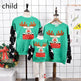 Family Christmas Deer Santa claus sweatshirt - EX-STOCK Canada