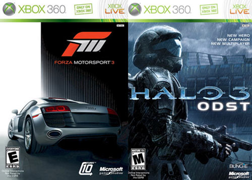 Forza Motorsport 3 & Halo 3 ODST 