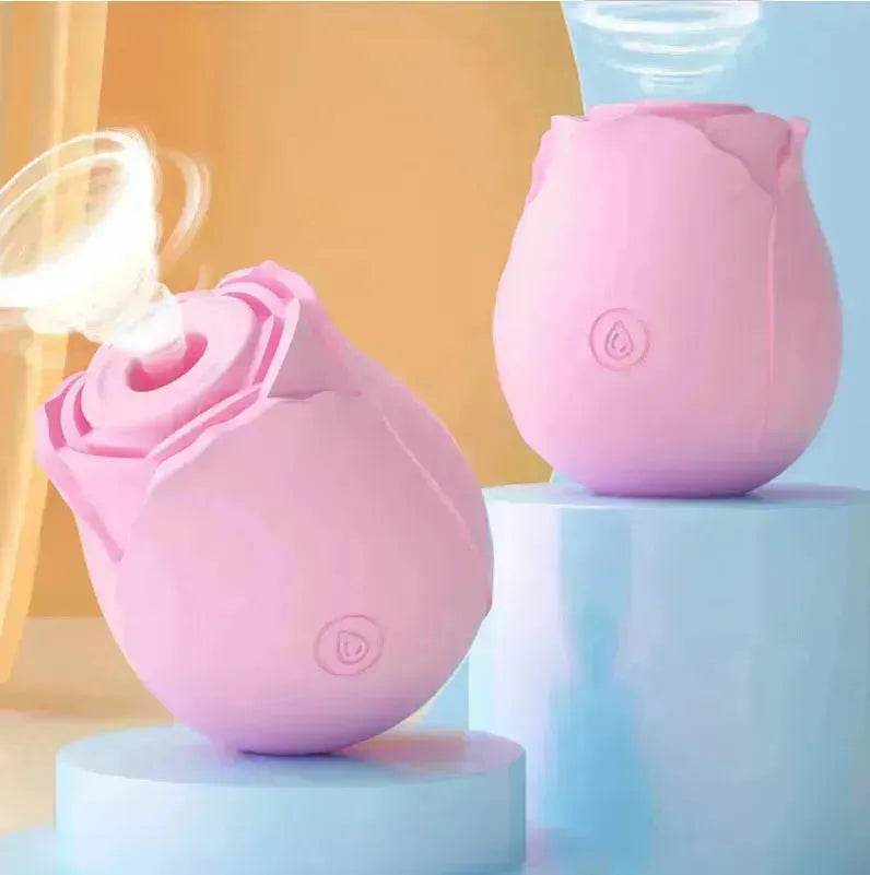 Rose Sec Sucking Tongue Licking Vibrating Toy Rose Toy for Women - EX-STOCK Canada