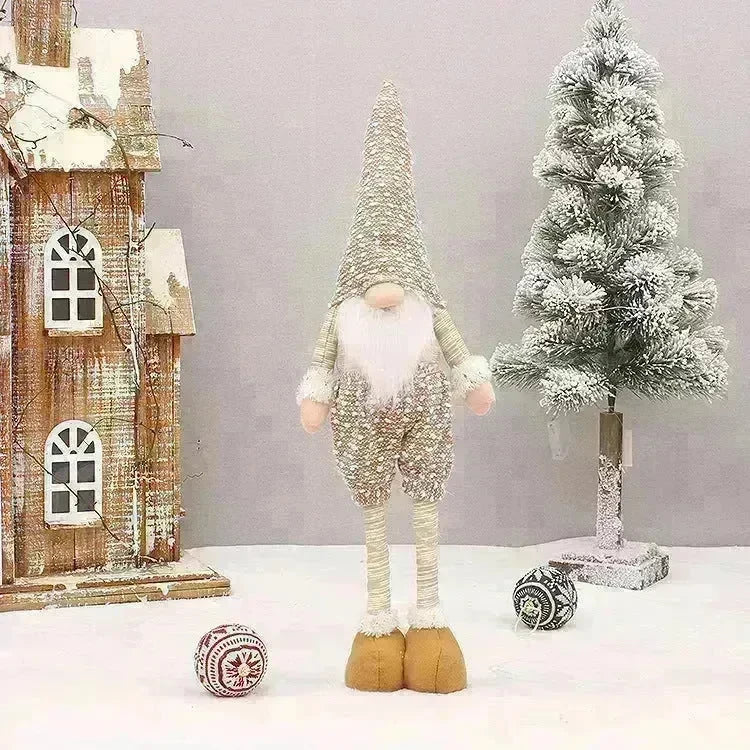 Retractable Luminous Santa Doll Rudolf Christmas Faceless Decoration Ornaments - EX-STOCK CANADA