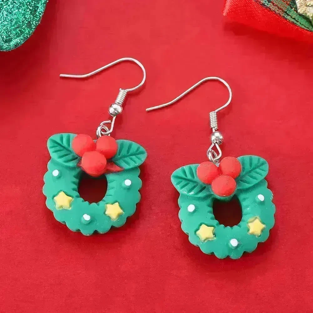 Creative Cartoon Christmas Earrings Fashion - EX-STOCK CANADA