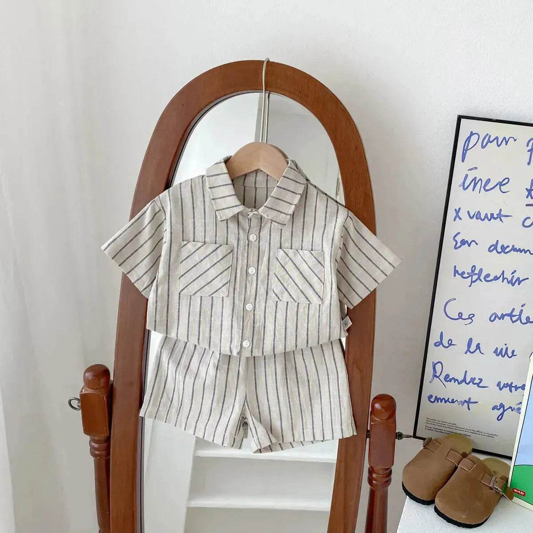 Infant Casual Short Sleeve Suit Two piece for Baby boy - EX-STOCK Canada