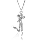 18K Love Hug Necklace Couple Anniversary Valentine's Day Gift Fashion Simple Temperament Clavicle Chain Pendant Necklace - EX-STOCK CANADA