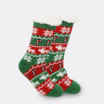 Christmas Women's Thickened Fleece-lined Room Socks EX-STOCK Canada 