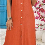 Women Summer Denim-Look Longline Shirt Dress - EX-STOCK CANADA