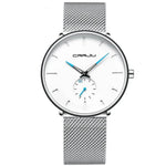 Simple ultra-thin watch round mesh belt watch - EX-STOCK Canada