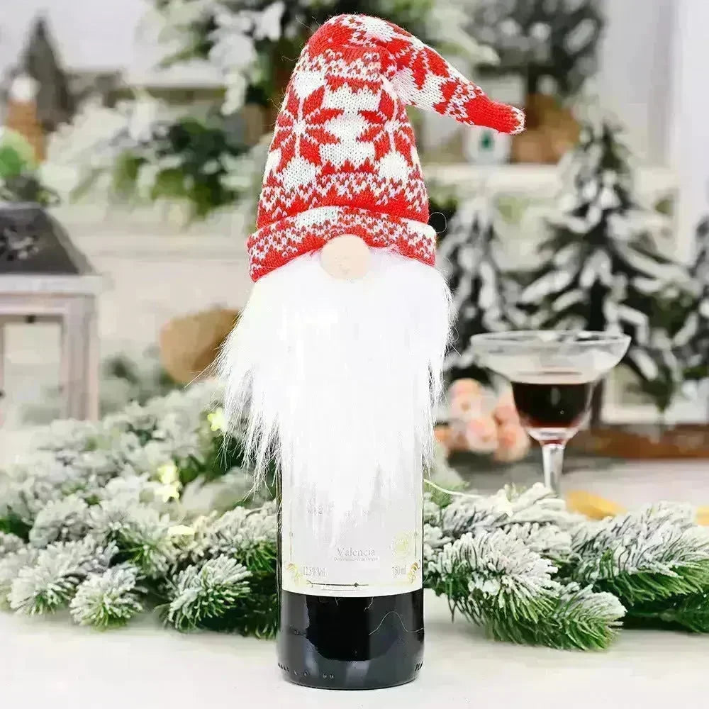 Christmas Decorations Christmas Wine Bottle Socks - EX-STOCK CANADA
