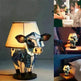 Beautiful Cow Table Lamp Bedside Table Lamp With USB Bedside Lamp For Living Room Bedroom Dormitory Bra Ornament - EX-STOCK CANADA