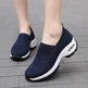 Mesh Sports Shoes Breathable Slip On Air Cushion Sneakers Casual Thick Bottom Heightened Shoes for Women - EX-STOCK Canada